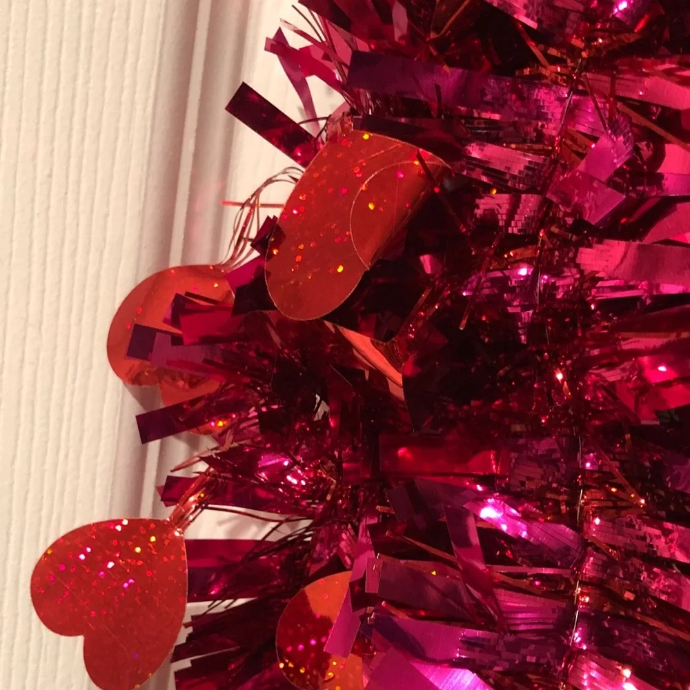 Festive Red Heart Garland Bundle